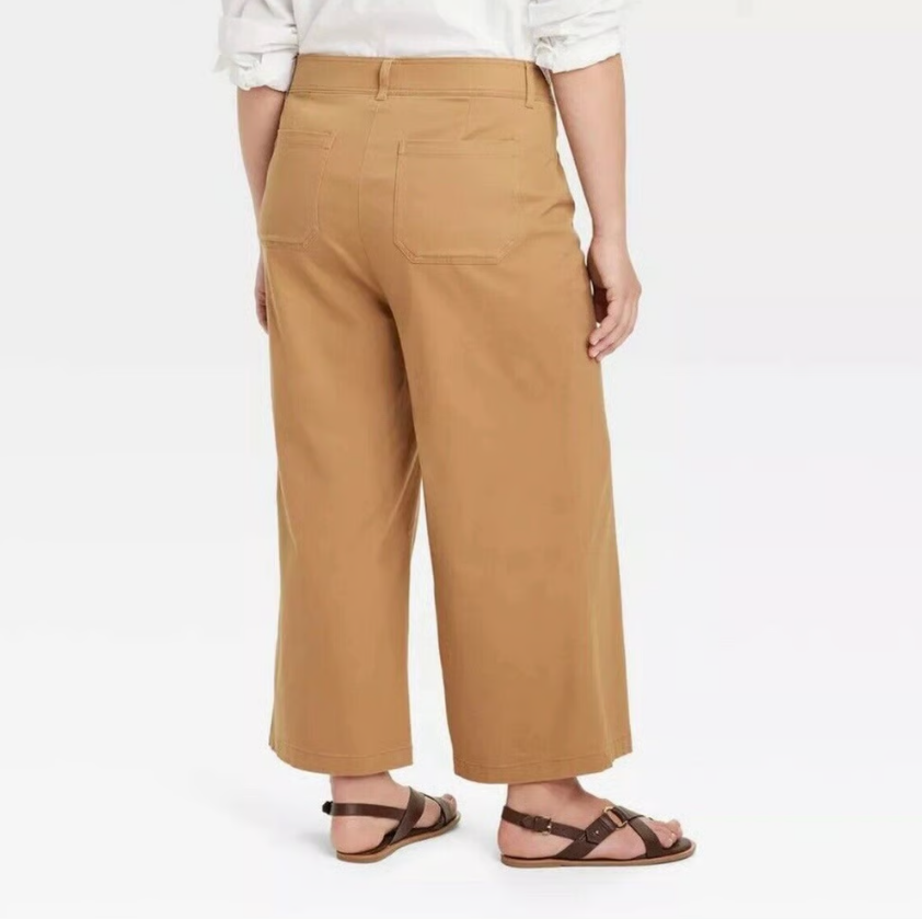 Pantalón Wide Leg Crop Talla 20