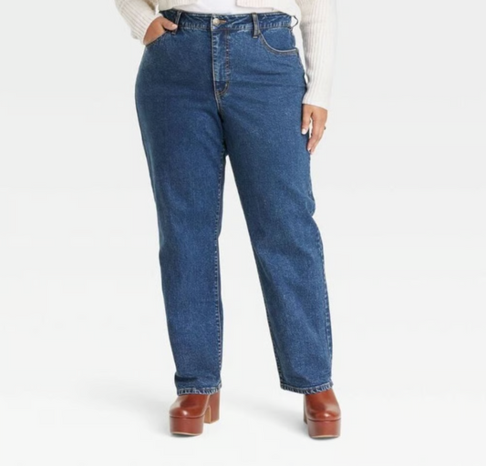 High rise 90s Straight Jeans talla 16 Ava & Viv